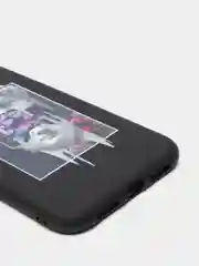 Серебряный силиконовый чехол "Арт" для IPhone, айфон 6s/6Plus/7/8/Plus/SE2/X/XS/Max/XR/12/pro max