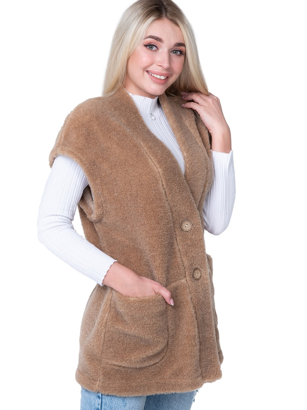 Жилет из овечьей шерсти Wool Lamb