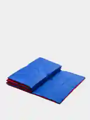 Красный коврик для йоги, фитнеса, отдыха и туризма, двухслойный, складной