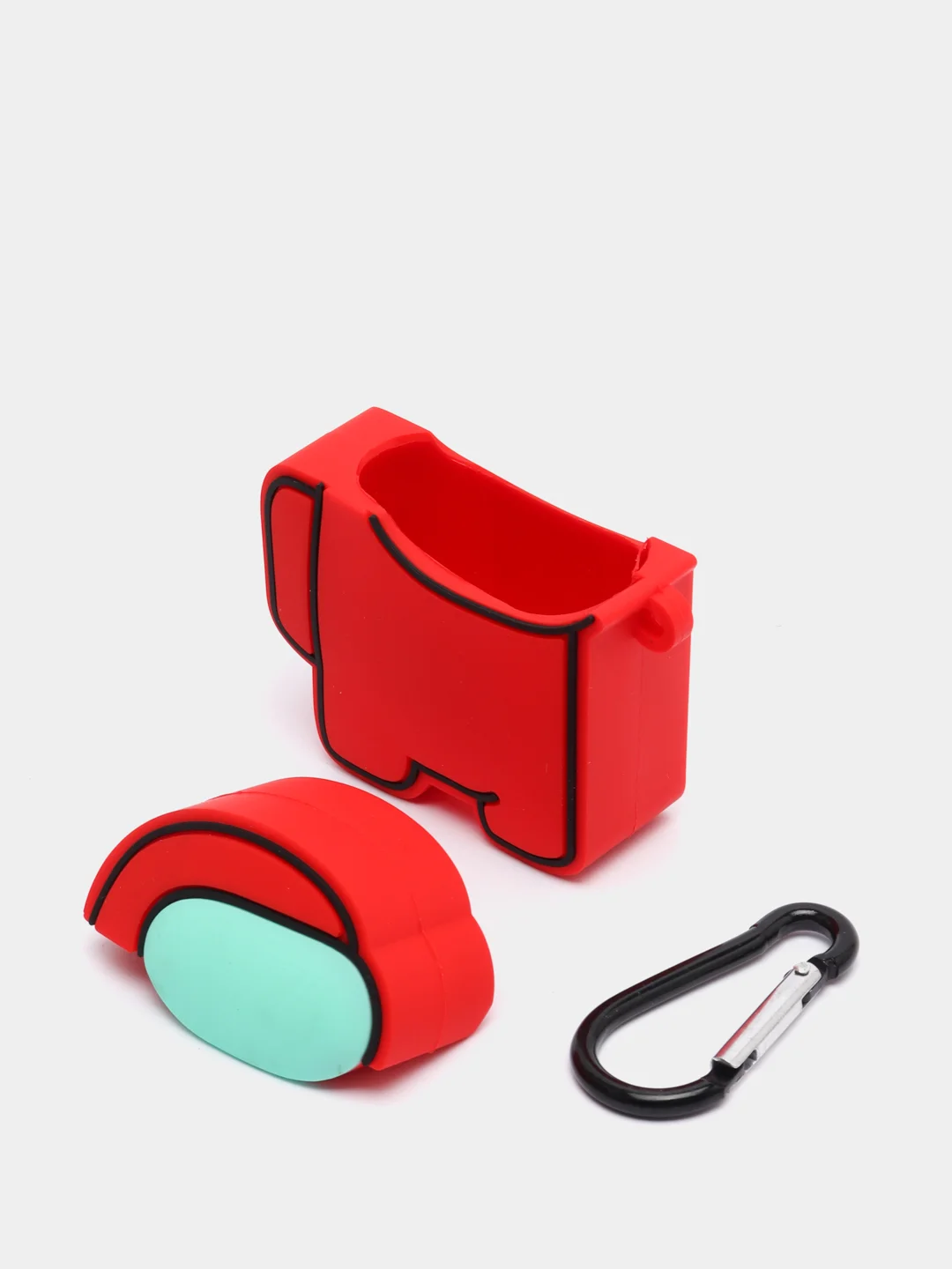 Оранжевый чехол-игрушка для наушников AirPods 1,2 (Эирподс 1,2 Аирподс 1,2)
