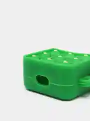 Тёмно-зелёный чехол-игрушка для наушников AirPods 1,2 (Эирподс 1,2 Аирподс 1,2)