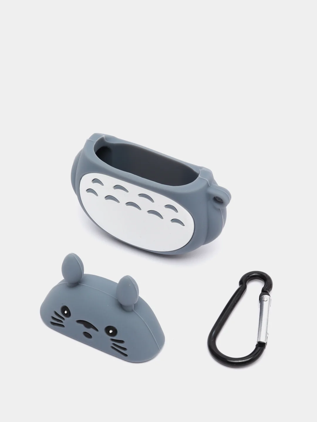 Серый металлик чехол-игрушка для наушников AirPods 1,2 (Эирподс 1,2 Аирподс 1,2)