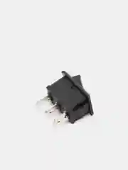 Переключатель KCD1-101 on-on 6A 250VAC, черный, 3 контакта