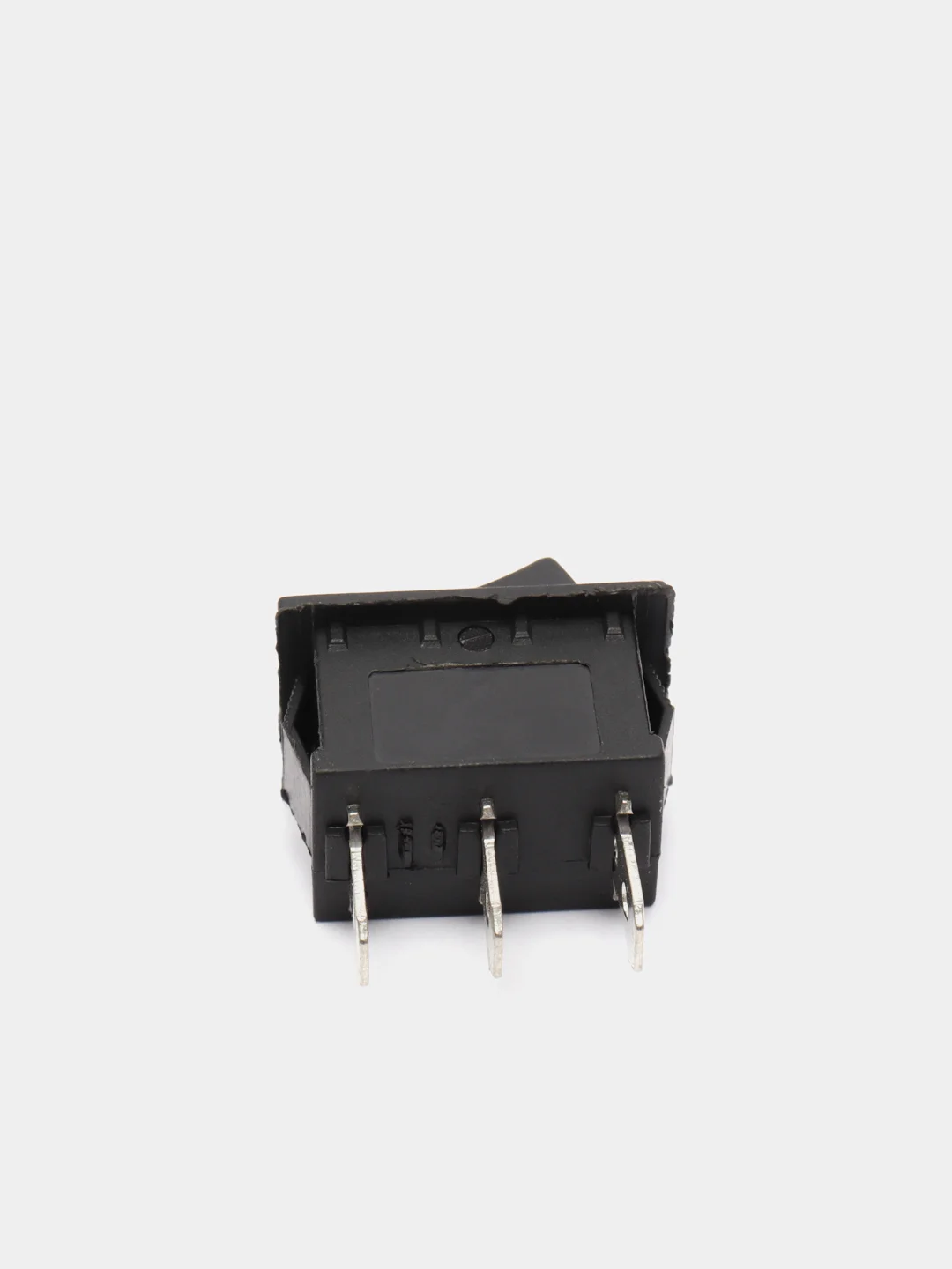 Переключатель KCD1-101 on-on 6A 250VAC, черный, 3 контакта