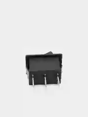 Переключатель KCD1-101 on-on 6A 250VAC, черный, 3 контакта