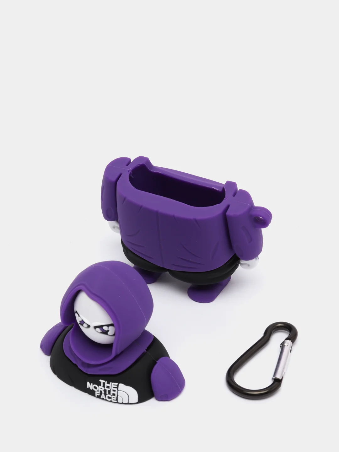 Фиолетовый чехол-игрушка для наушников AirPods 1,2 (Эирподс 1,2 Аирподс 1,2)