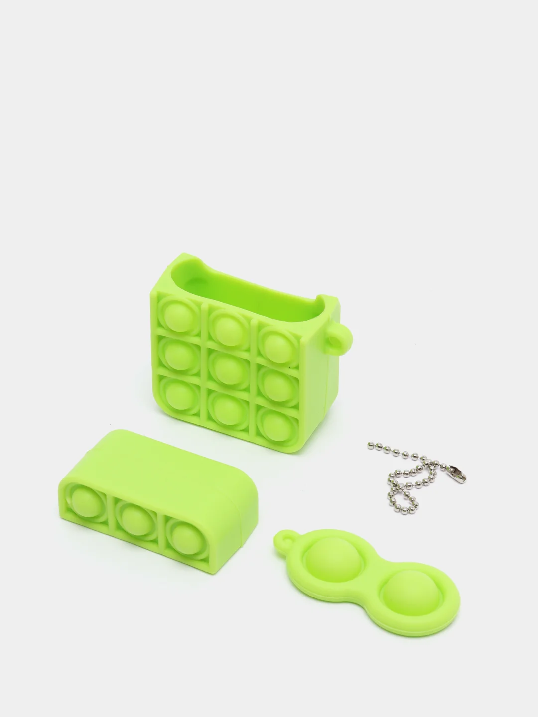 Салатовый чехол-игрушка для наушников AirPods 1,2 (Эирподс 1,2 Аирподс 1,2)