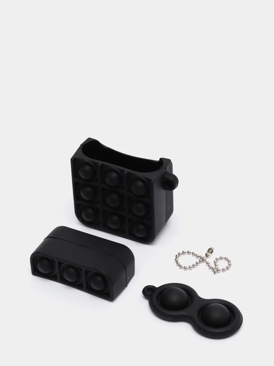 Тёмно-коричневый чехол-игрушка для наушников AirPods 1,2 (Эирподс 1,2 Аирподс 1,2)