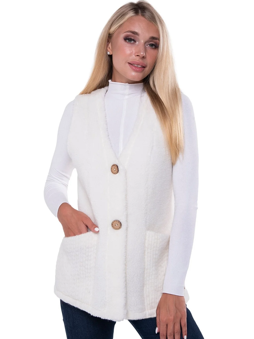 Жилет Woollamb из облегченного меха