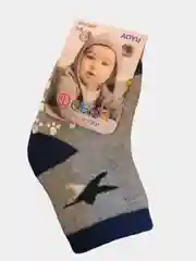 Серый меланж носки детские