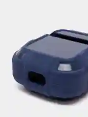 Синий чехол для наушников Apple Airpods 1 и 2 эппл аирподс силиконовый