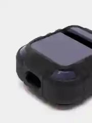 Темно-синий чехол для наушников Apple Airpods 1 и 2 эппл аирподс силиконовый