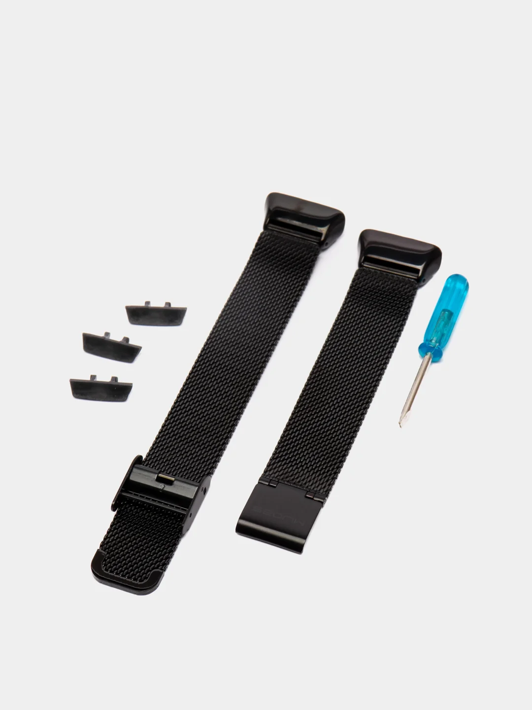 Черный металлический ремешок для Huawei Band 6 / Honor Band 6