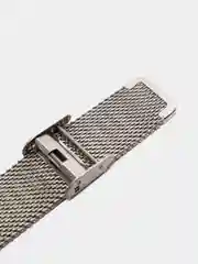 Серебряный металлический ремешок для Huawei Band 6 / Honor Band 6
