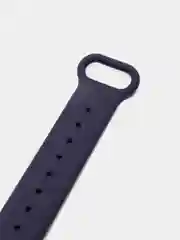 Темно-синий ремешок для Xiaomi mi band 3, 4 фитнес браслет силиконовый