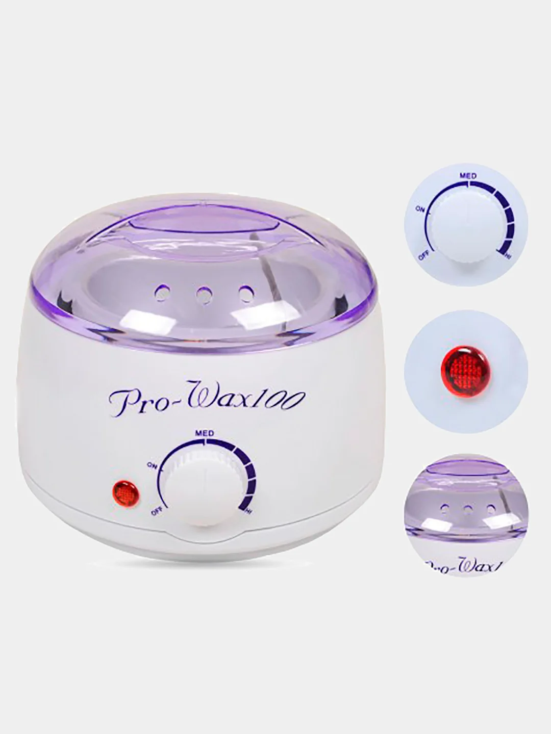Белый воскоплав баночный Pro Wax 100, с терморегулятором