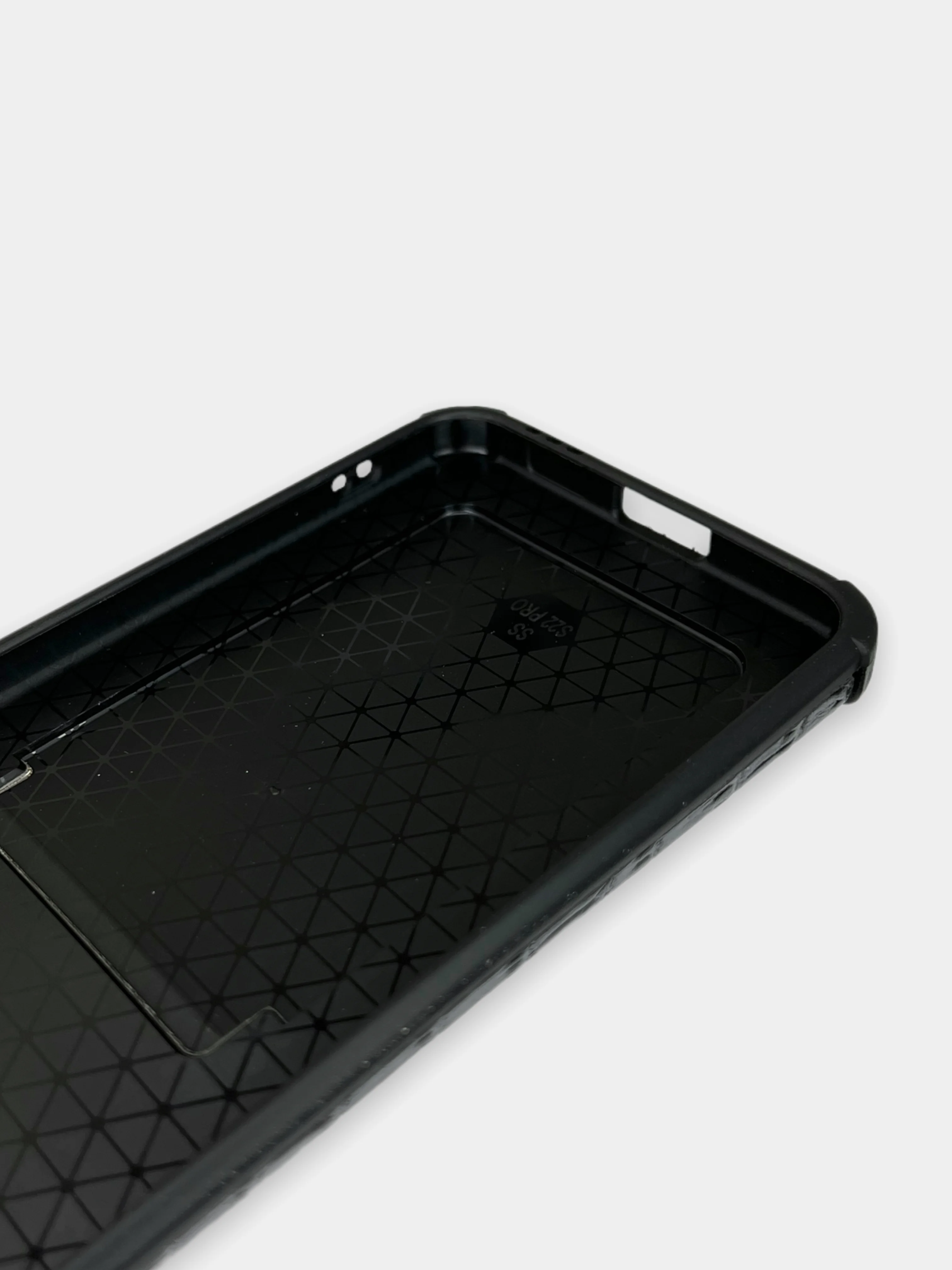 Черный чехол Samsung Galaxy S22, S22 Plus, S22 Ultra, Галакси С22, под кожу с карманом для карты