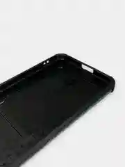 Черный чехол Samsung Galaxy S22, S22 Plus, S22 Ultra, Галакси С22, под кожу с карманом для карты