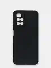 Угольный чехол Xiaomi Redmi 10, Сяоми Редми 10 силиконовый, цветной, матовый