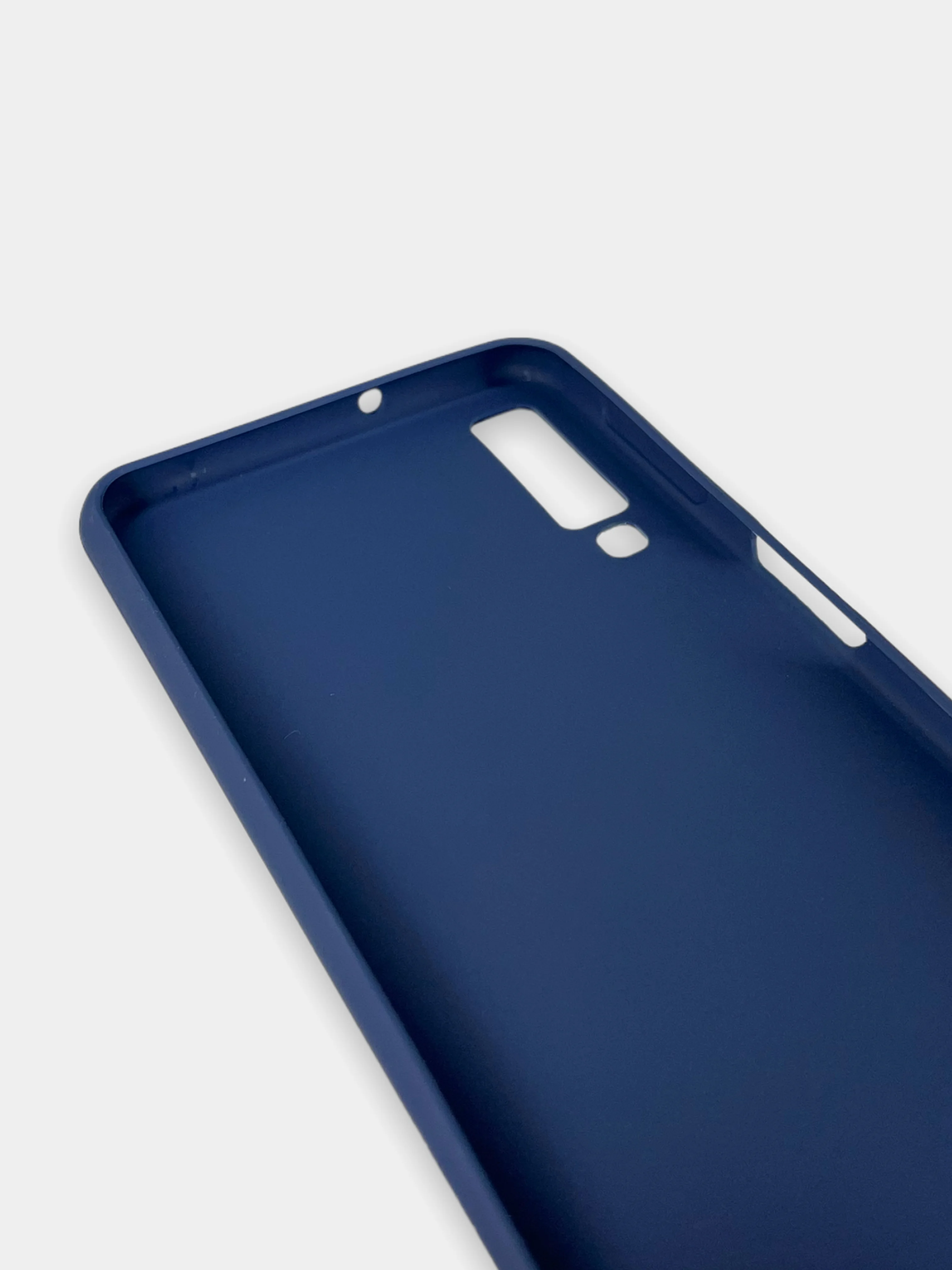 Сиреневый чехол Samsung Galaxy A7 2018 (A750), Самсунг Галакси А7 2018 (А750), силиконовый