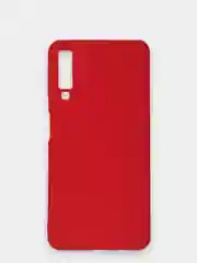 Красный чехол Samsung Galaxy A7 2018 (A750), Самсунг Галакси А7 2018 (А750), силиконовый