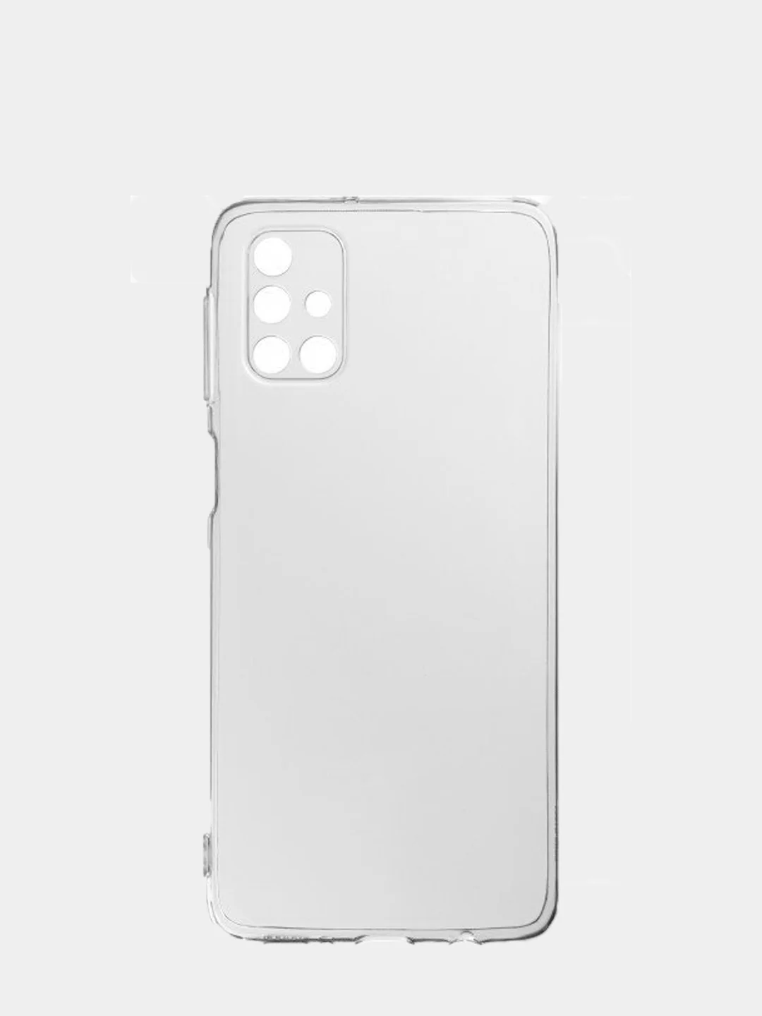 Прозрачный чехол для Samsung Galaxy A71 силиконовый матовый, цветной