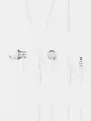 Наушники Xiaomi Mi In-Ear Headphones Basic с микрофоном, 3.5 мм, серебристый ZBW4355TY