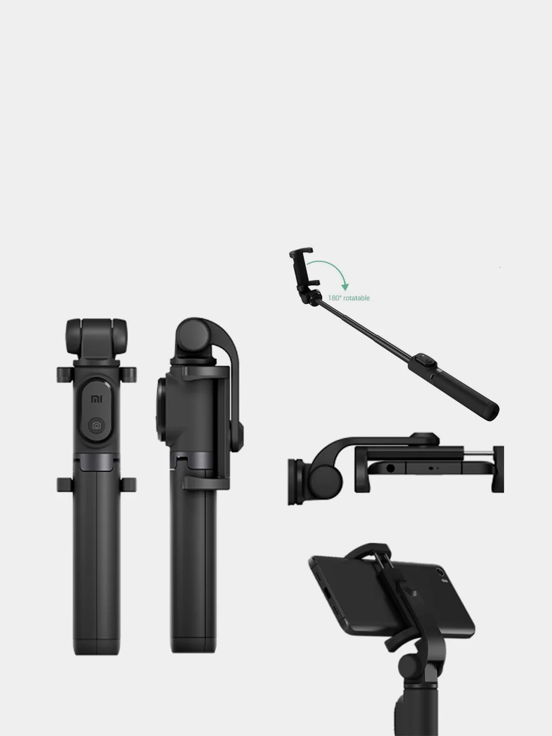 Монопод Xiaomi Mi Selfie Stick Tripod, Bluetooth, черный (FBA4070US)