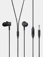 Наушники Xiaomi Mi In-Ear Headphones Basic с микрофоном, 3.5мм, черный, ZBW4354TY