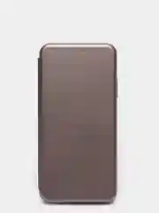 Серебряный чехол-книжка Samsung Galaxy A02 / M02 2021 / Самсунг Галакси А02 / М02