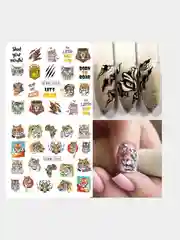 Слайдеры для дизайна 6 шт Тигр