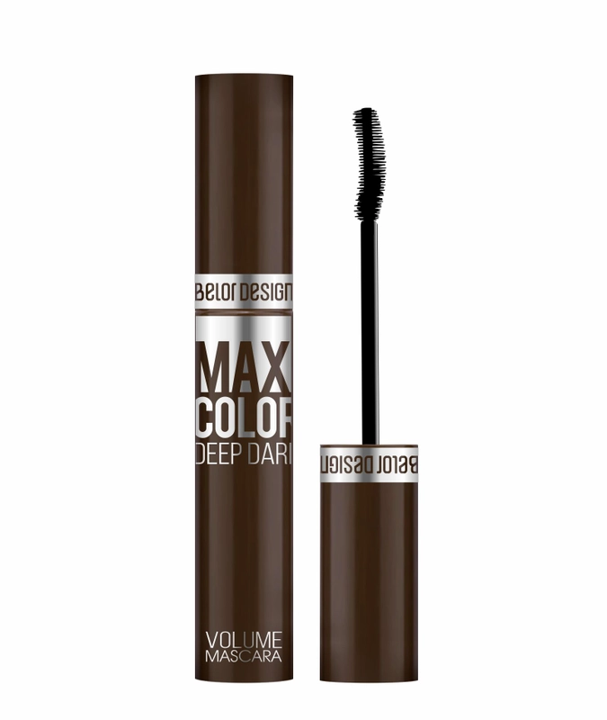Тушь для ресниц объемная  Maxi Color шоколадная