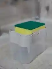 Диспенсер кухонный / Дозатор кухонный с губкой / дозатор для моющего средства / для кухни