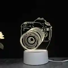 Бордовый светильник ночник 3D светодиодный LED, подарок