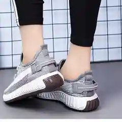Серый кроссовки женские, летние