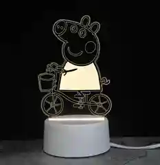 Медный светильник ночник 3D светодиодный LED, подарок