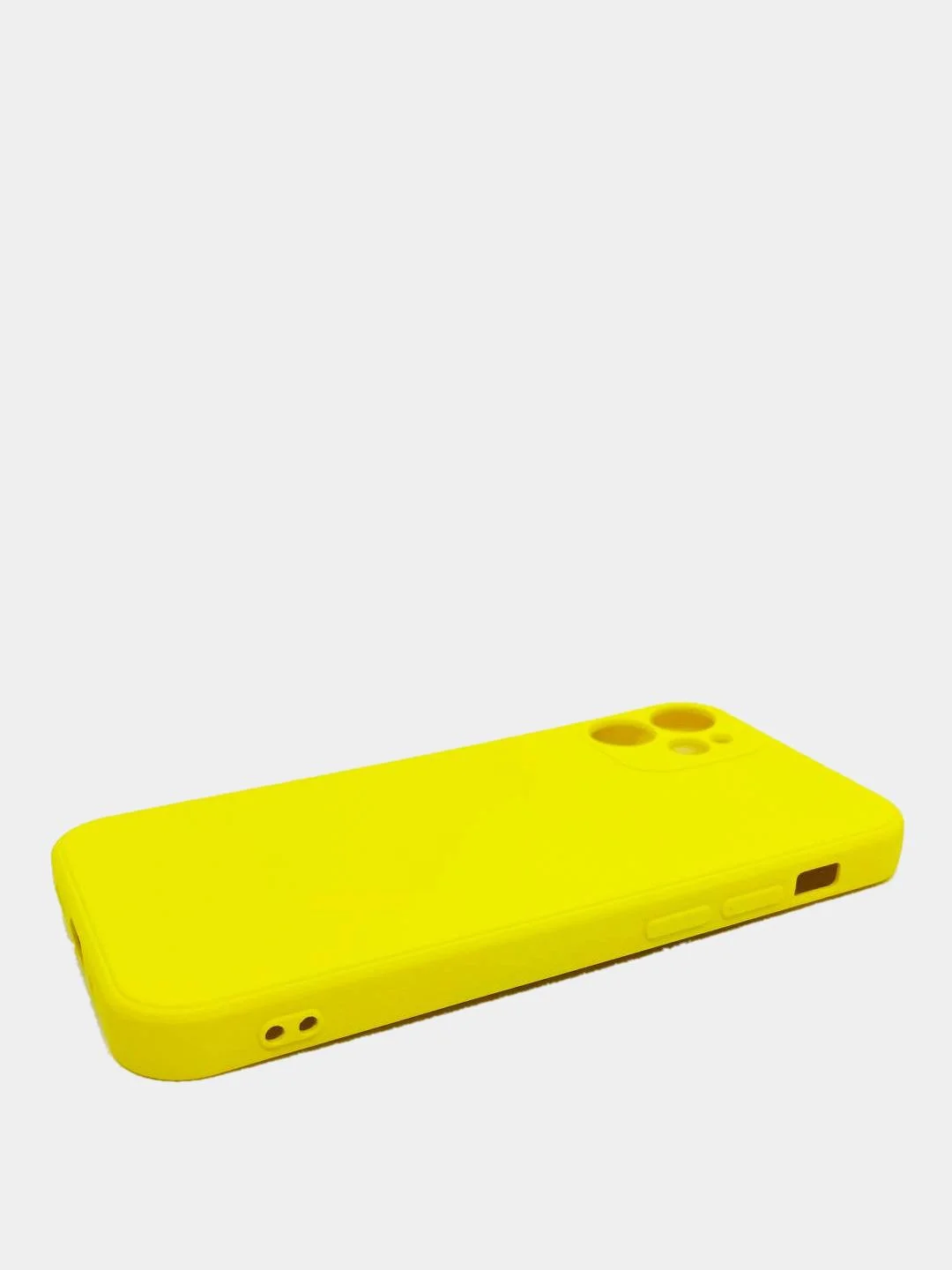 Чехол для iPhone 12 12Pro 12ProMax 12mini силиконовый с бархоткой внутри