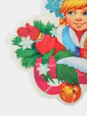 Голубой украшения на скотче "Фея", 3 штуки