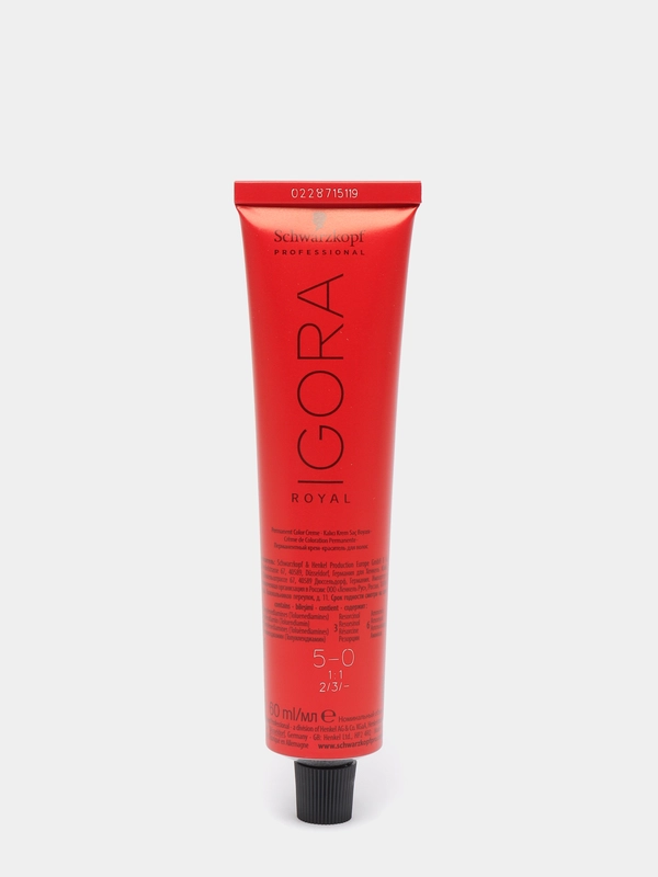 Краска Schwarzkopf Professional Igora Royal 5-0, светло-коричневый, 60 мл