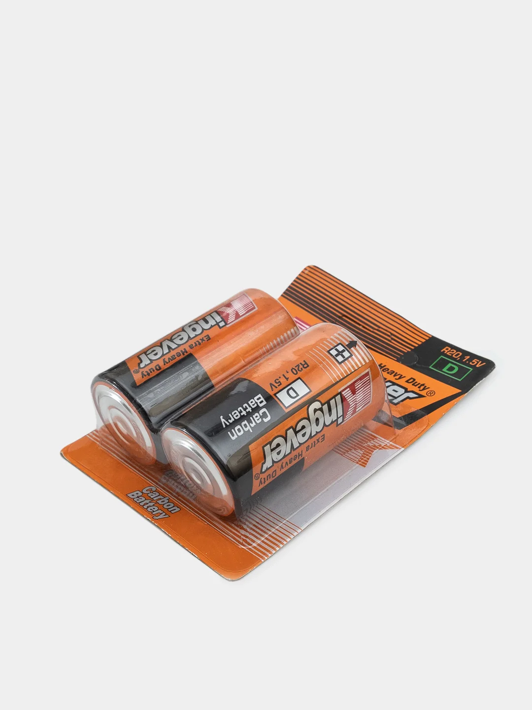 Батарейки Kingever Extra Heavy Duty, тип D R20, 2 штуки