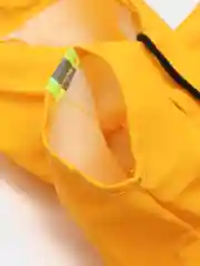Желтый дождевик для собак, с капюшоном