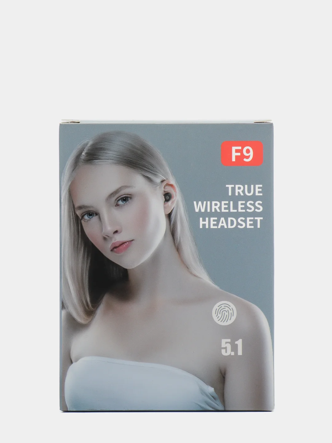 Черный беспроводные наушники, TWS F9, сенсорные Bluetooth