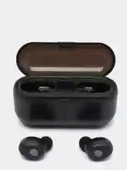 Черный беспроводные наушники, TWS F9, сенсорные Bluetooth