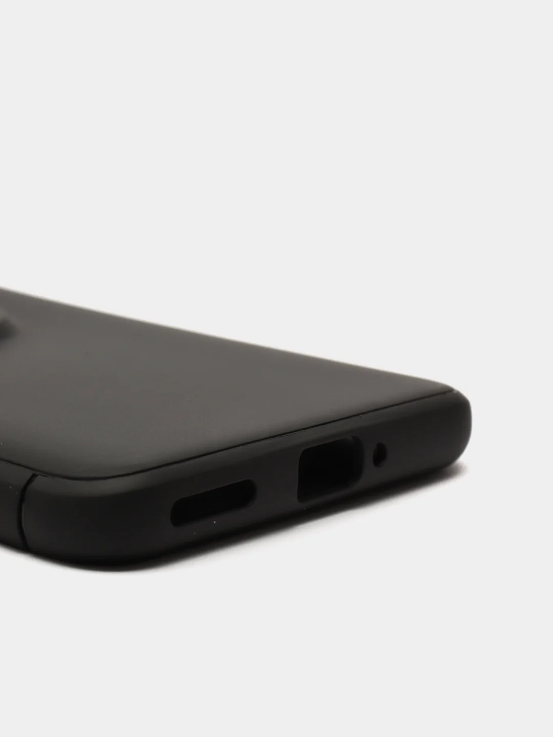 Темно-синий чехол силиконовый противоударный с магнитным кольцом для OnePlus 9