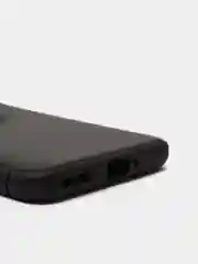Темно-синий чехол силиконовый противоударный с магнитным кольцом для OnePlus 9