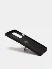 Темно-синий чехол силиконовый противоударный с магнитным кольцом для OnePlus 9