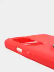 Золотой чехол силиконовый противоударный с магнитным кольцом для OnePlus 9