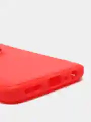 Красный чехол силиконовый противоударный с магнитным кольцом для OnePlus Nord N10 5G