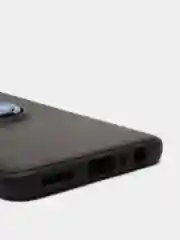 Темно-синий чехол силиконовый противоударный с магнитным кольцом для OnePlus Nord N10 5G
