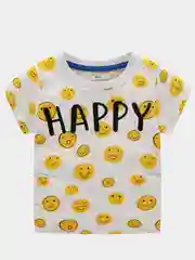Футболка детская с принтом "Happy"